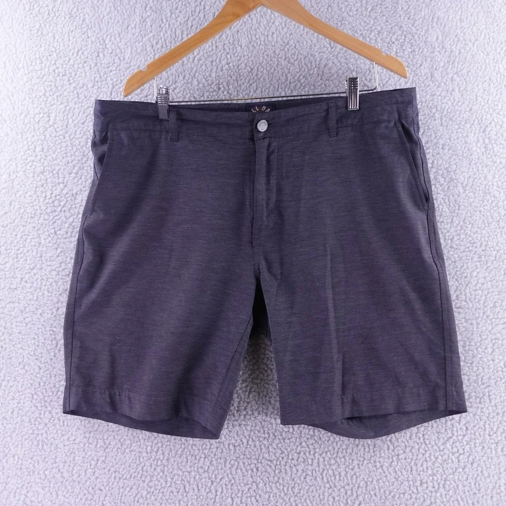 Faherty All Day Shorts Mens‎ 36 Dark Gray Heather Hybrid Stretch Performance